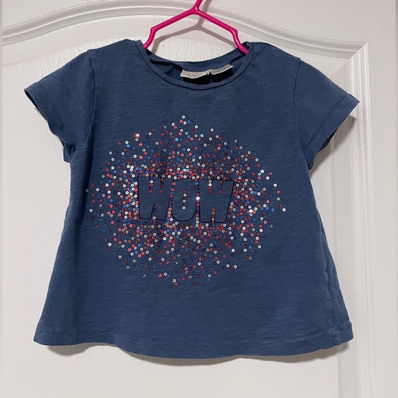 Zara Other - Zara Kids Navy Graphic Tee